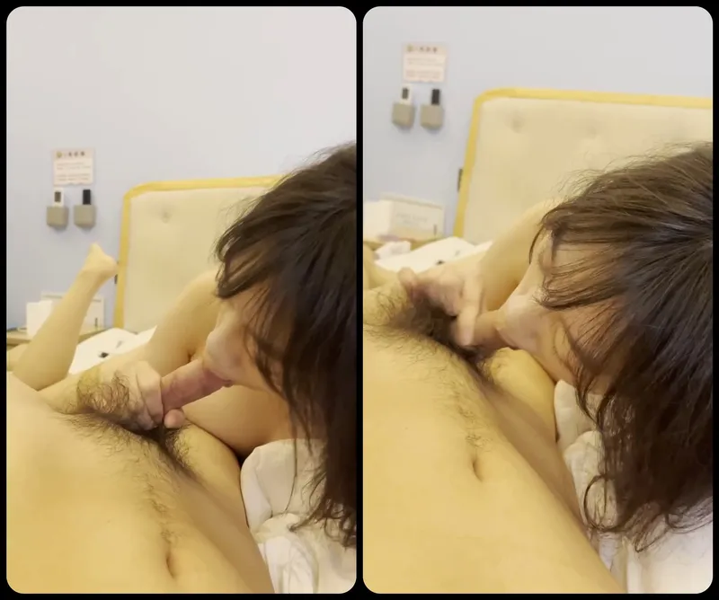 Con ghệ ngoan bú láp cò bự của anh